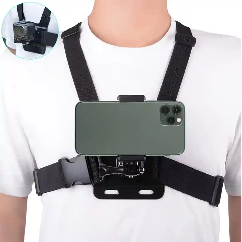 Arnes Pecho Camara Soporte Celular Universal Go Pro Moto Sj