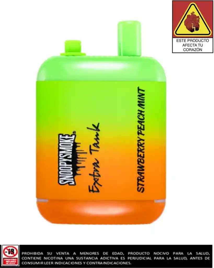 Vapeadorsnoopy Strawberry Peach Mint