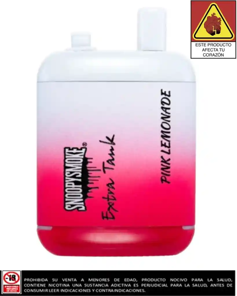 Vapeador Snoopy Pink Limonade 15.000 Puffs