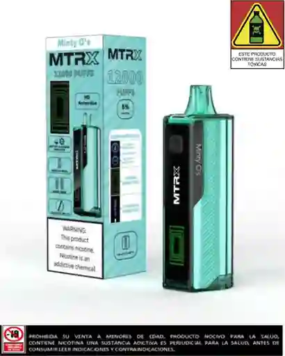 Vapeador Mtrx Minty O´s 12.000 Puffs