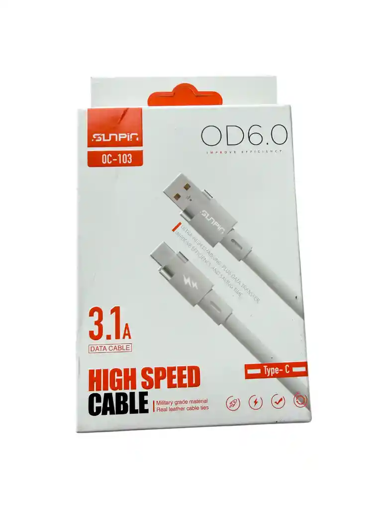 Original Cable Reforzado Usb A Tipo C Oc-103