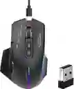 Mouse Inalámbrico Para Juegos, Mouse Ergonómico Con 5 Dpi Ajustables Hasta 7200, Luces De Respiración Rgb