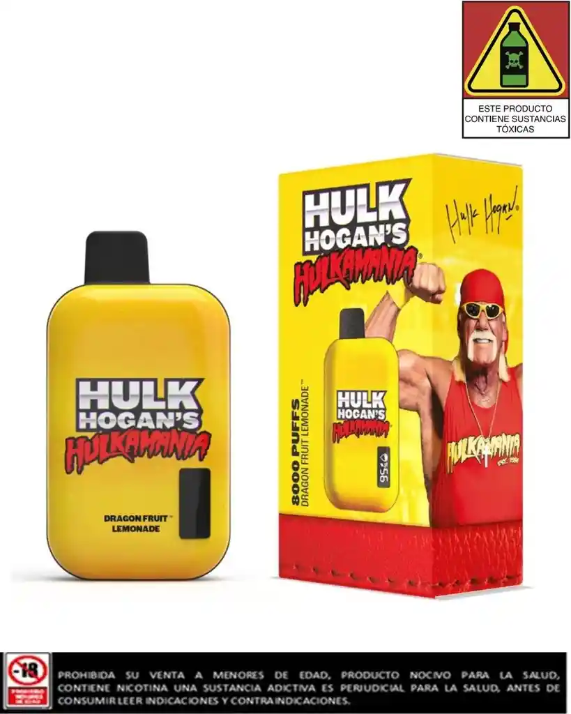 Vapeador Hulk Hulkamania Dragon Fruit Lemonade