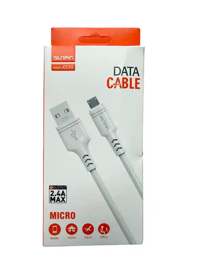 Original Cable Reforzado Usb A Micro V8 Cc-03