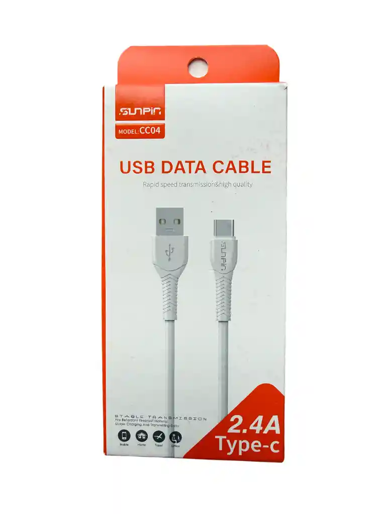 Original Cable Reforzado Usb A Tipo C Cc-04