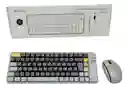 Teclado Y Mouse Bluetooth Recargable Mouse 5 Botones Mouse Gris Oscuro Teclado Gris Oscuro