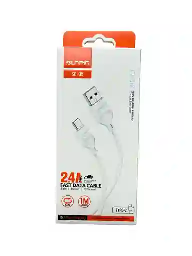 Original Cable Reforzado Usb A Tipo C Sc-05
