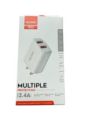 Original Cargador 2 Puertos + Cable Iphone Lightning Sp-23