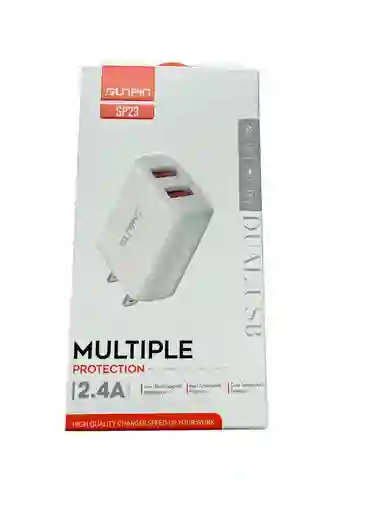 Original Cargador 2 Puertos + Cable Iphone Lightning Sp-23