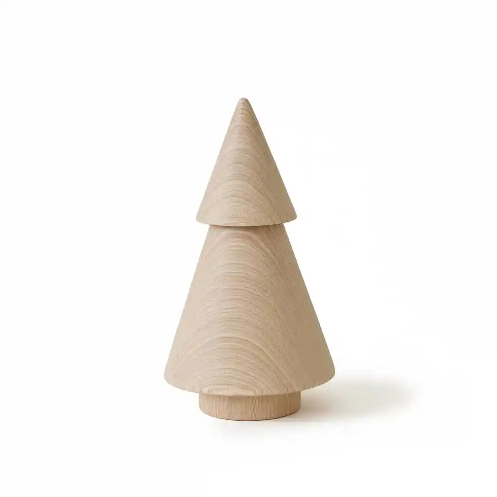 Arbolito Dos Niveles Bajo En Madera