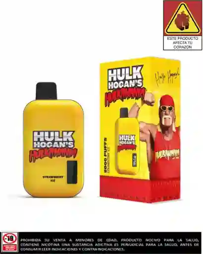 Vapeador Hulk Hulkamania Strawberry Ice 8.000 Puffs