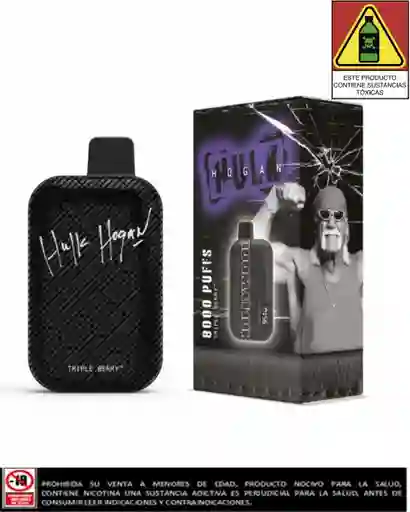 Vapeador Hulk Hogan Triple Berry 8.000 Puffs