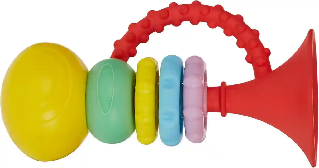 Juguete Trompeta Musical Bebé Sensorial Colores Y Textura
