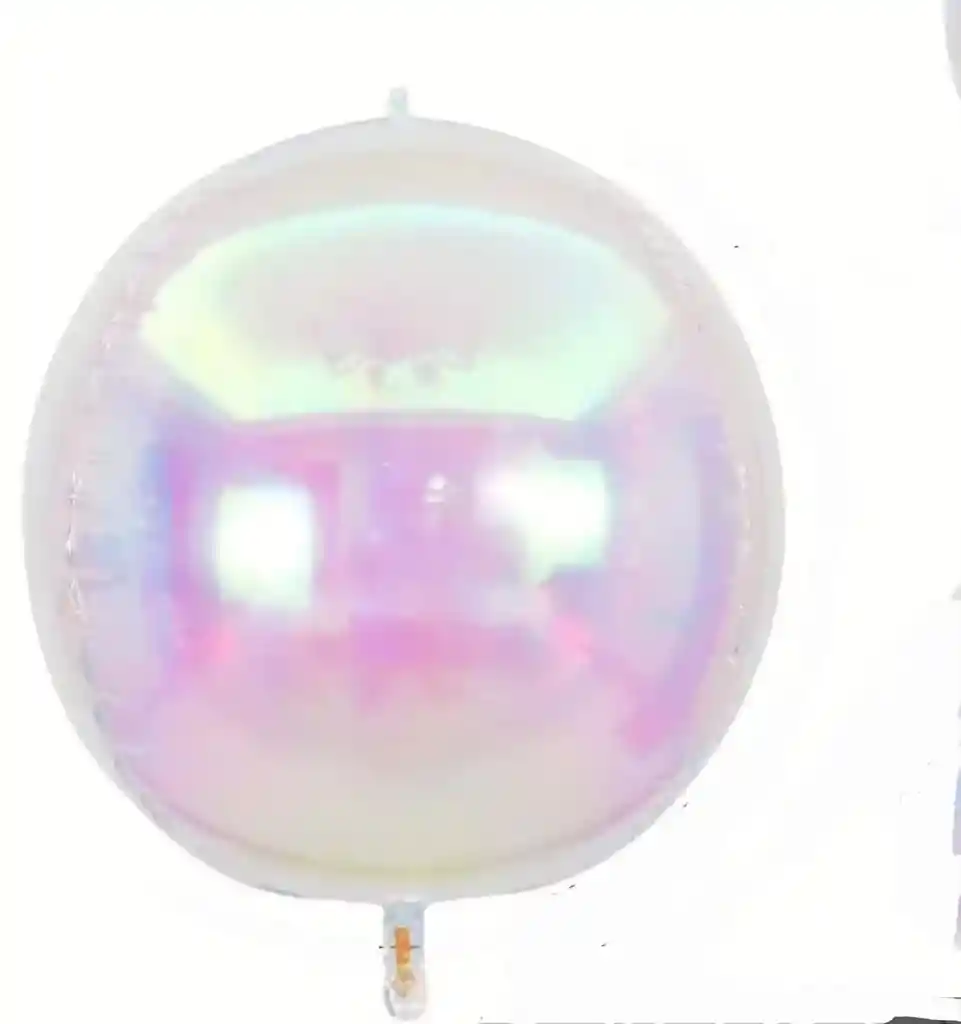 Globo Papel Metalizado Tornasol Para Decoración De Fiestas