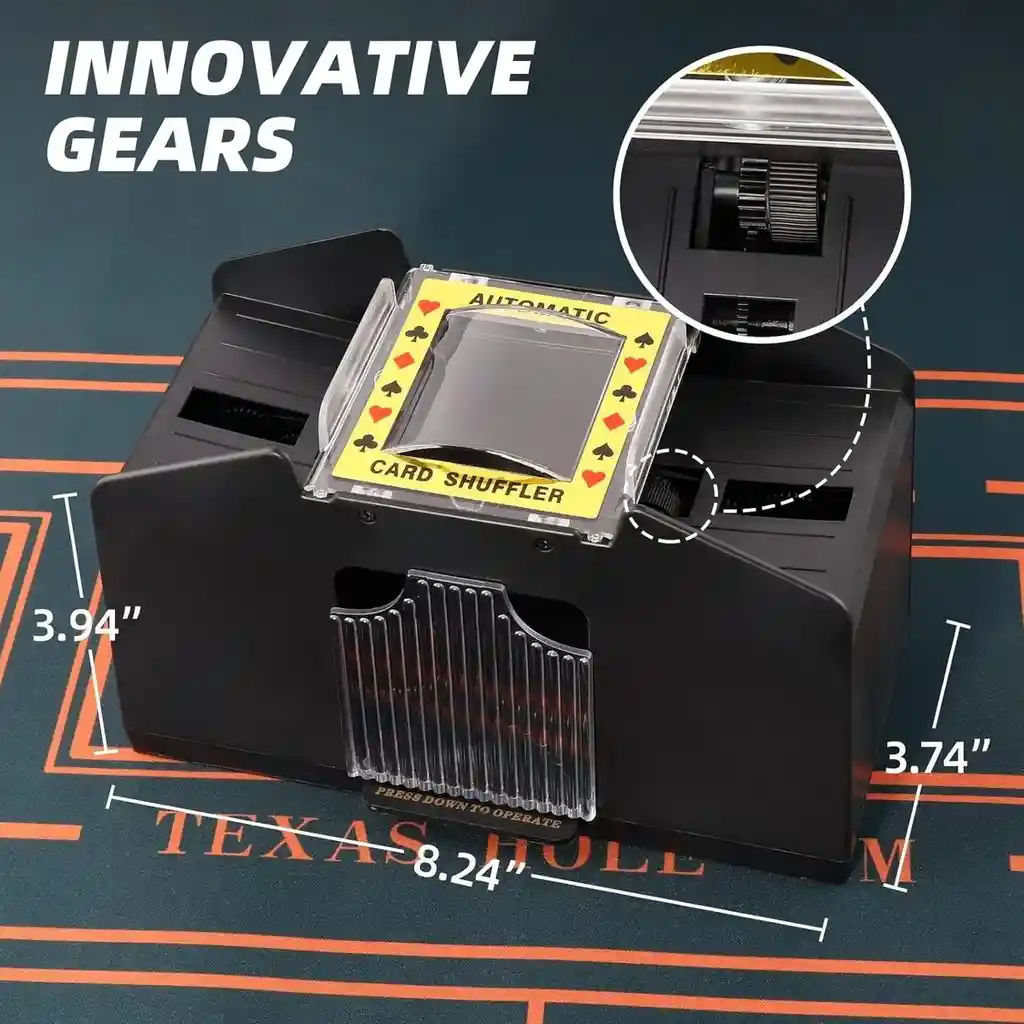 Barajador Automático De Cartas Profesional Pilas Aa Poker