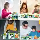 Libro Rompecabezas Magnético 3 En 1 Tema Animales De Selva