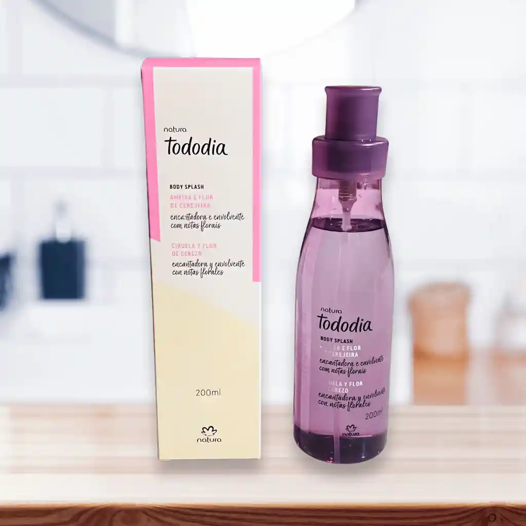 Body Splash Ciruela Y Flor De Cerezo 200 Ml | Aroma Dulce Y Floral