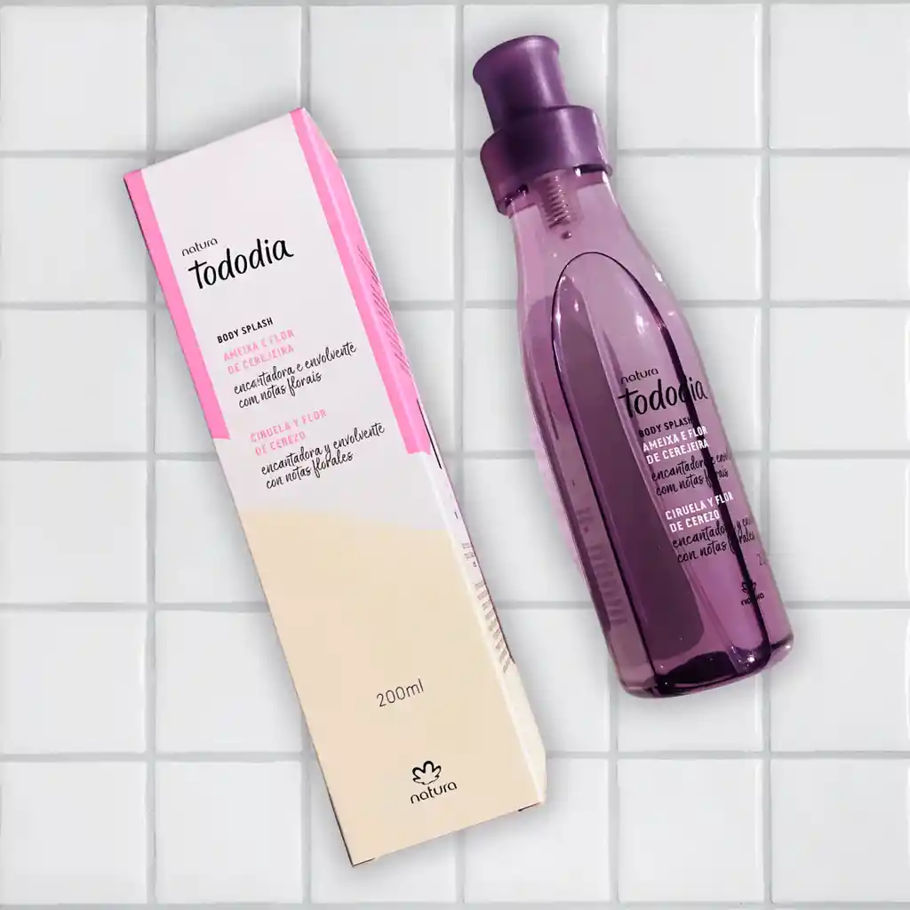 Body Splash Ciruela Y Flor De Cerezo 200 Ml | Aroma Dulce Y Floral
