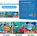 Libro Rompecabeza Magnético 3 En 1 Tema Aventura Submarina