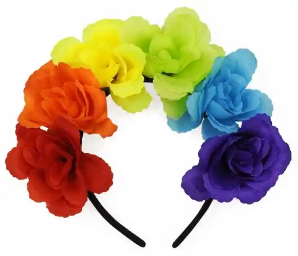Diademas De Catrina Multicolor Halloween