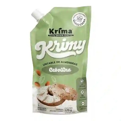 Queso Crema De Almendras Krimy Cebollina