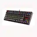 Teclado Mecanico Gamer 80% Tkl Rainbow Redragon Kumara K552
