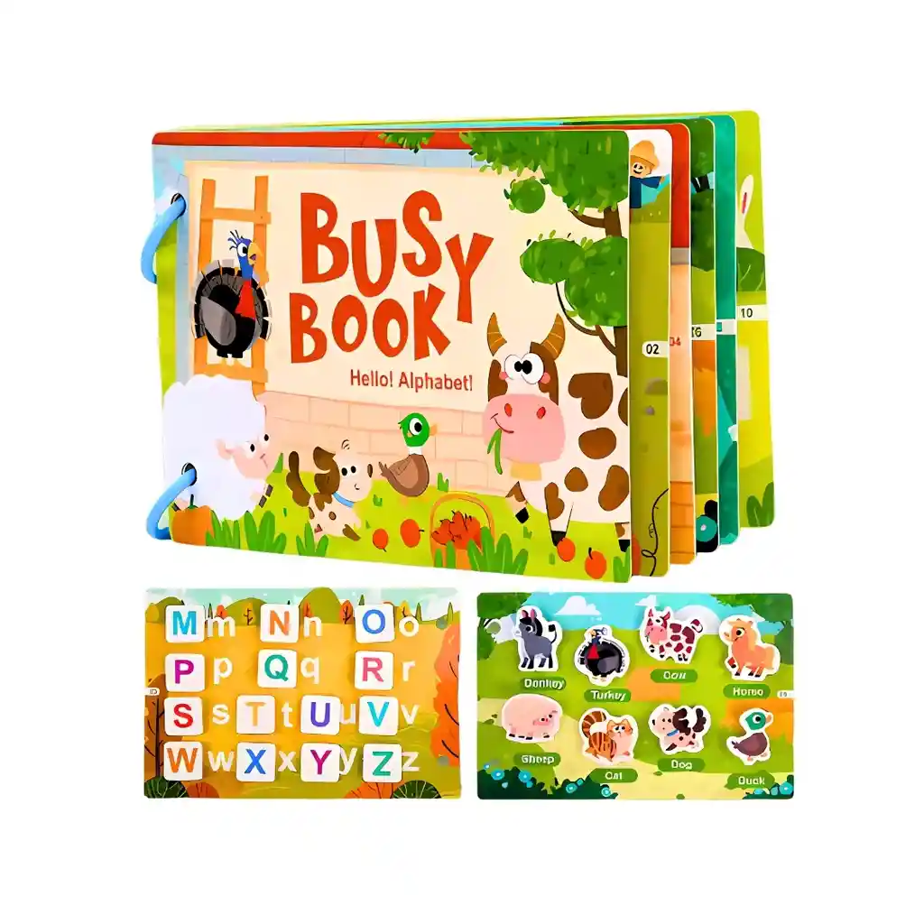 2 Libro Sensorial De Actividades Para Niños En Preescolar