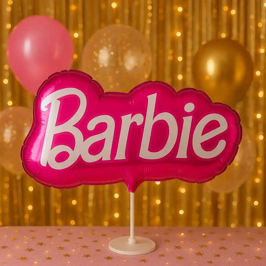 Globo Metalizado Barbie 70x40 Cm