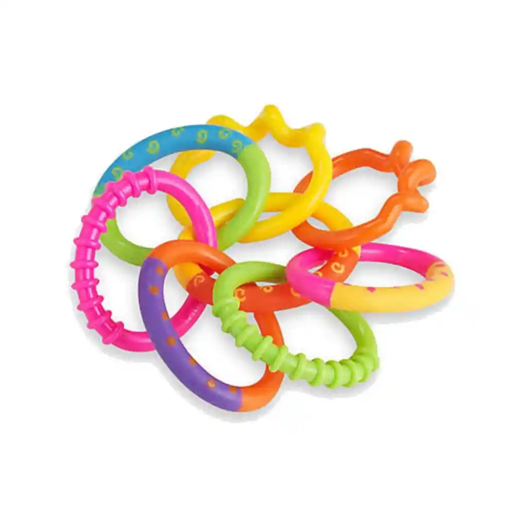 Set De Aros Sensoriales Para Bebés Mordedores Estimulación