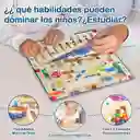 Laberinto Magnético Espacial De Color Y Números Montessori