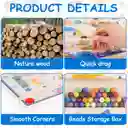 Laberinto Magnético Espacial De Color Y Números Montessori