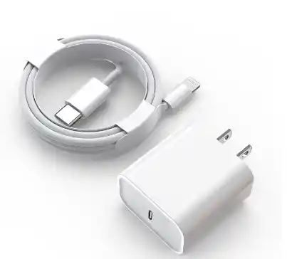Cargador Carga Rapida 20w Usb-c A Lightning Para Iphone 14 13 12 11 Pro Max Ipad