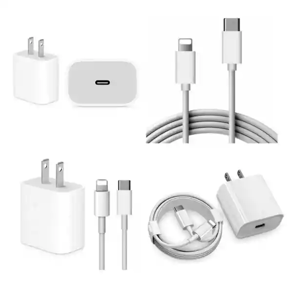Cargador Carga Rapida 20w Usb-c A Lightning Para Iphone 14 13 12 11 Pro Max Ipad