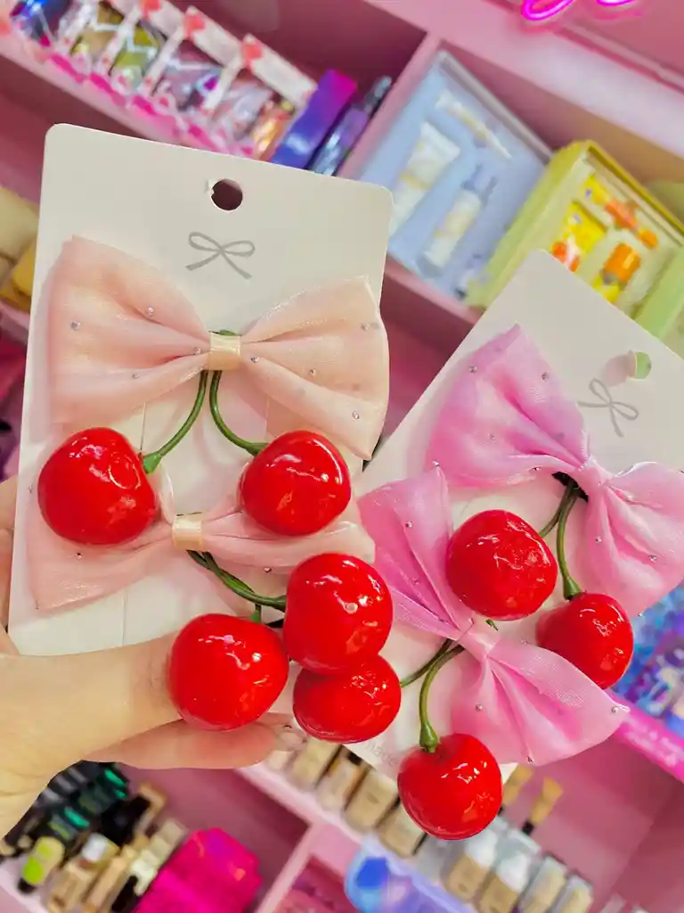 🎀 Moñitos Cereza Glam 🎀