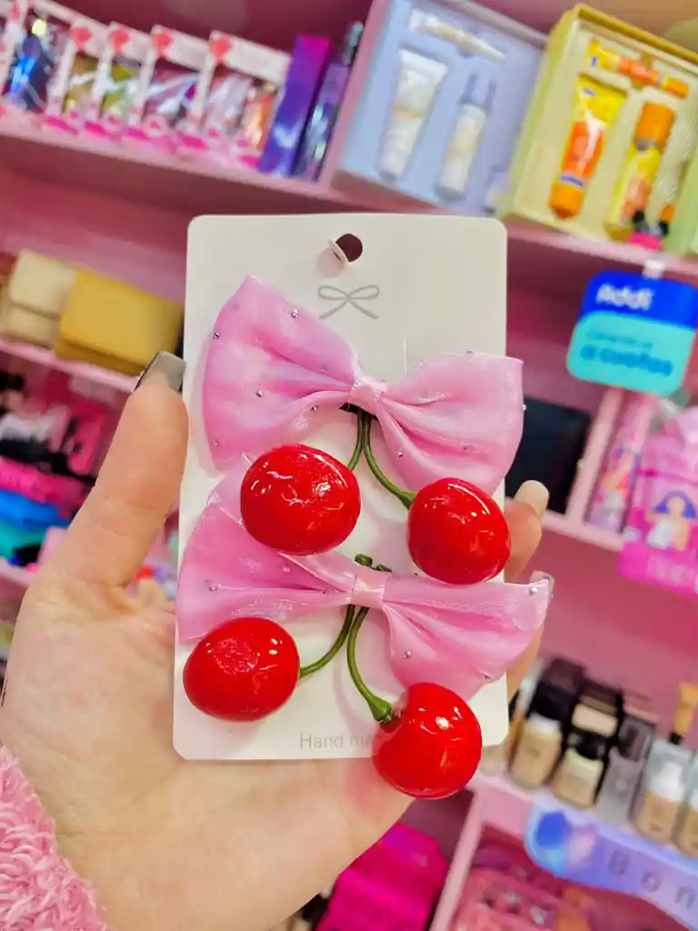 🎀 Moñitos Cereza Glam 🎀