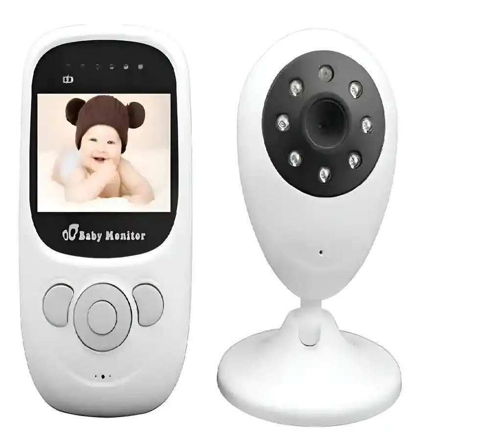 Monitor Bebe Zebbris Inalambrica Vigilancia Vision Nocturna - Blanco