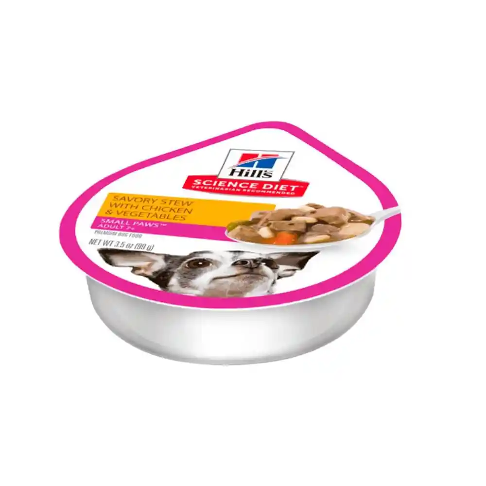 Hills Bandeja Perro Adulto 7+ Sabor Pollo