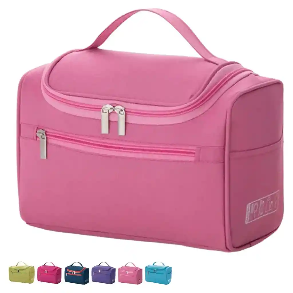 Bolsa Organizadora De Maquillaje Bolso De Viaje Color Rosa
