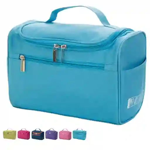 Bolsa Organizadora De Maquillaje Bolso De Viaje Color Azul
