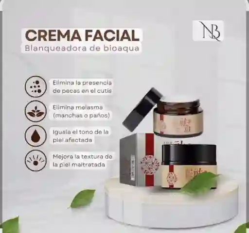 Crema Facial Blanqueadora