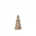 Árbol Decorativo De Vidrio Oro Rosa Con Luz Led Pequeño