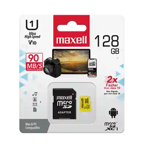 Memoria Micro Sd Maxell Mcsd 128gb