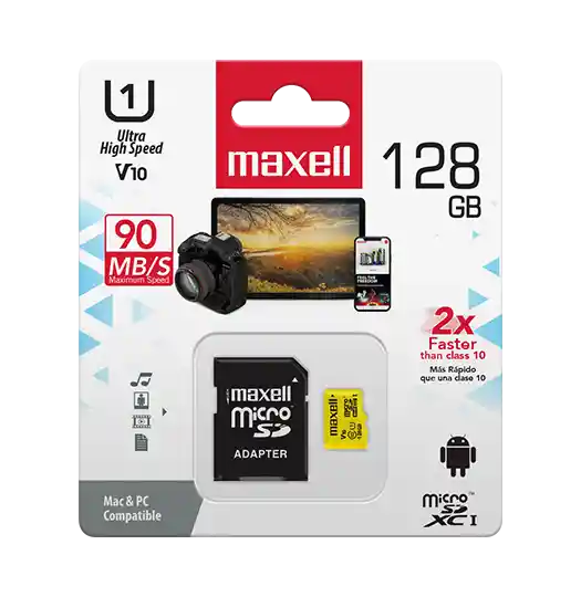 Memoria Micro Sd Maxell Mcsd 128gb