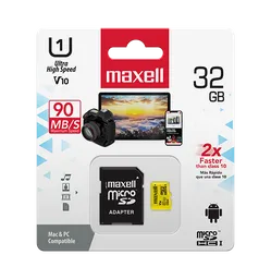 Memoria Micro Sd Maxell Mcsd 32gb
