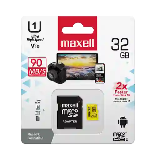 Memoria Micro Sd Maxell Mcsd 32gb