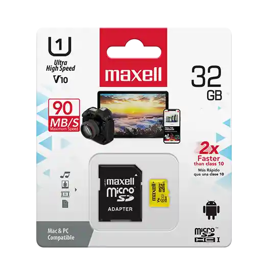 Memoria Micro Sd Maxell Mcsd 32gb