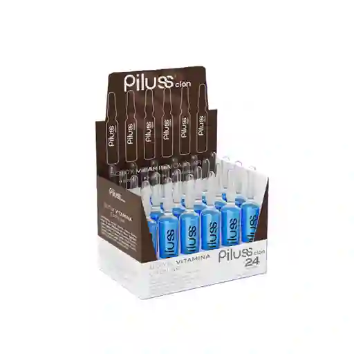 Piluss Ampolleta Botox Capilar Vitamina Semilla De Lino Azul X10ml