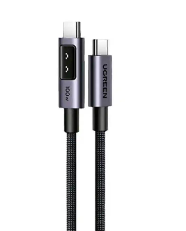 Cable Tipo C A Tipo C 100w 1m Con Pantalla Led Ugreen 35501
