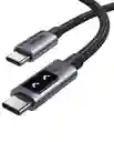 Cable Tipo C A Tipo C 100w 1m Con Pantalla Led Ugreen 35501