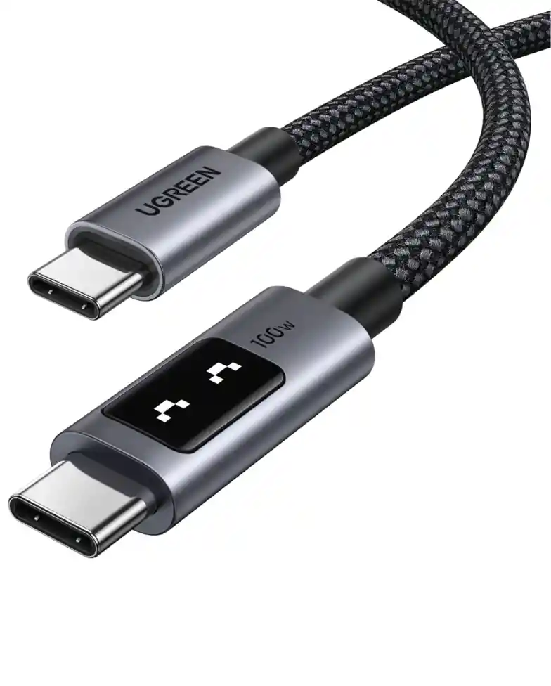 Cable Tipo C A Tipo C 100w 1m Con Pantalla Led Ugreen 35501